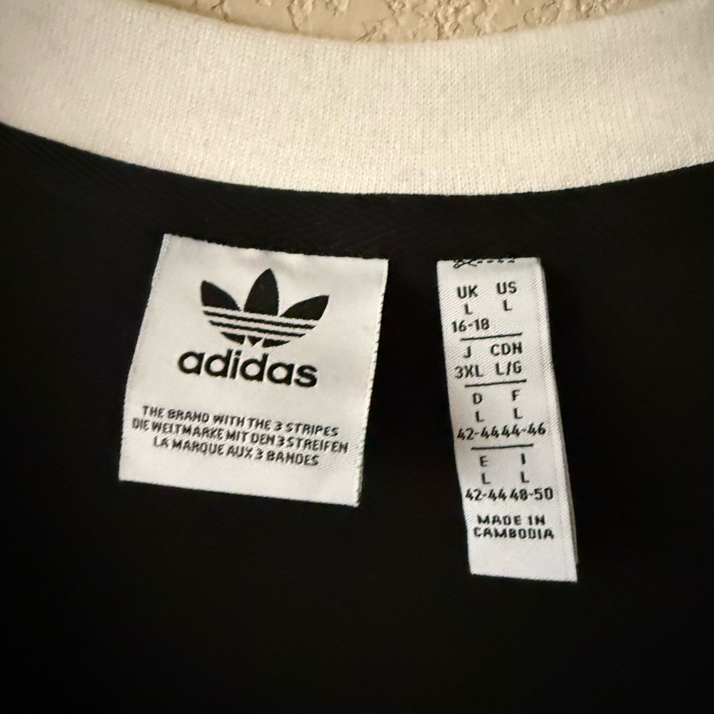 adidas Black Dress with White Stripes - Picture 3 of 4